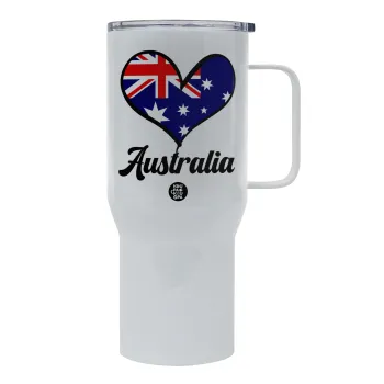 Australia flag, Tumbler με καπάκι, διπλού τοιχώματος (θερμό) 750L