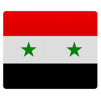 Syria flag, Mousepad ορθογώνιο 23x19cm