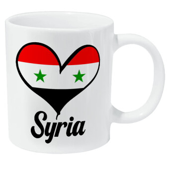 Syria flag, Κούπα Giga, κεραμική, 590ml