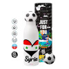 Soccer Metal mug thermos, double wall, 550ml