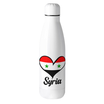 Syria flag, Metal mug thermos (Stainless steel), 500ml
