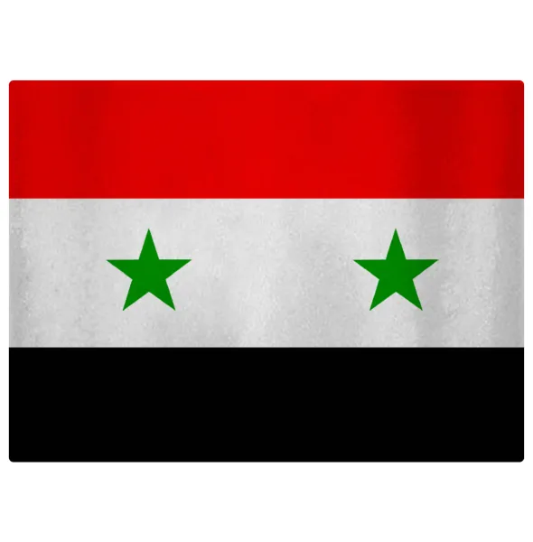 Syria flag — Επιφάνεια κοπής γυάλινη (38x28cm)