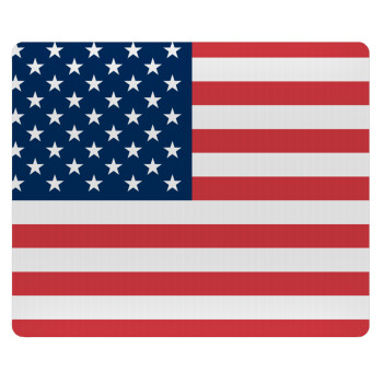 USA flag, Mousepad ορθογώνιο 23x19cm