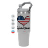 GREY Travel Tumbler with Handle 890ml