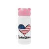 Pink stainless steel thermal flask, 320ml