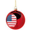 Christmas tree ball Red 8cm