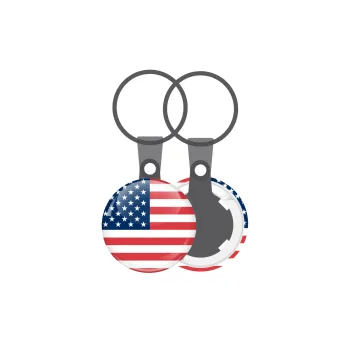 USA flag, Μπρελόκ mini 2.5cm