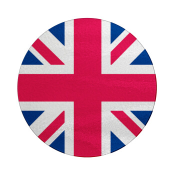 England flag, Επιφάνεια κοπής γυάλινη στρογγυλή (30cm)