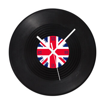 England flag, Ρολόι τοίχου Βινύλιο (30cm)