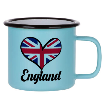 England flag, Κούπα Μεταλλική εμαγιέ ΜΑΤ σιέλ 360ml