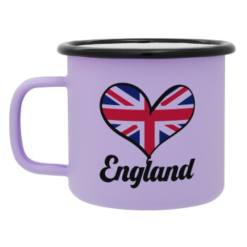 England flag, Κούπα Μεταλλική εμαγιέ ΜΑΤ Light Pastel Purple 360ml