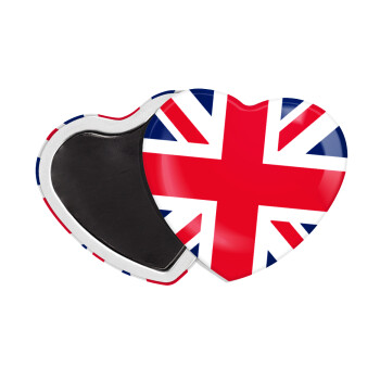 England flag, Μαγνητάκι καρδιά (57x52mm)