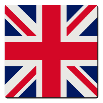 England flag, Τετράγωνο μαγνητάκι ξύλινο 6x6cm