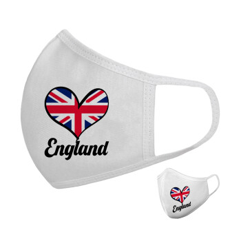 England flag, Μάσκα υφασμάτινη υψηλής άνεσης παιδική (Δώρο πλαστική θήκη)
