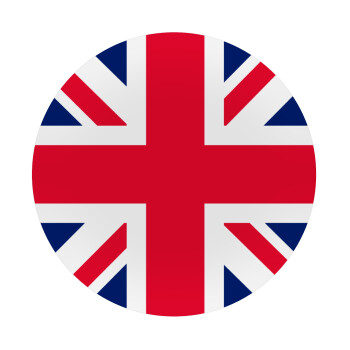 England flag, Mousepad Στρογγυλό 20cm