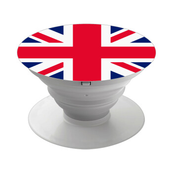 England flag, Pop Socket Λευκό Βάση Στήριξης Κινητού στο Χέρι