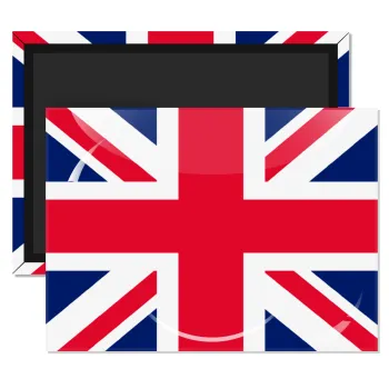 England flag, Ορθογώνιο μαγνητάκι ψυγείου διάστασης 9x6cm