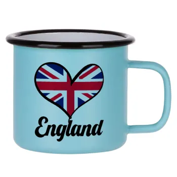England flag, Κούπα Μεταλλική εμαγιέ ΜΑΤ σιέλ 360ml