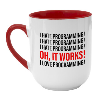 I hate programming!!!, Κούπα κεραμική tapered 260ml