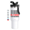 Mega Stainless steel Tumbler with lid, double wall 1,2L