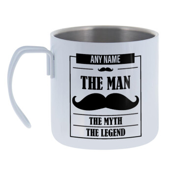 The man, the myth, Mug Stainless steel double wall 400ml