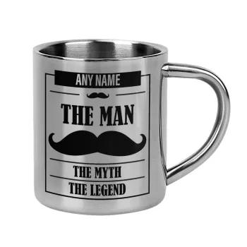 The man, the myth, Κούπα Ανοξείδωτη διπλού τοιχώματος 300ml