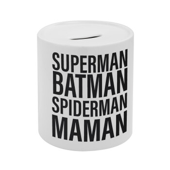 MAMAN, Κουμπαράς πορσελάνης με τάπα