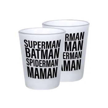 MAMAN, Σφηνοπότηρα γυάλινα 45ml του πάγου (2 τεμάχια)