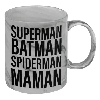 MAMAN, Mug ceramic marble style, 330ml