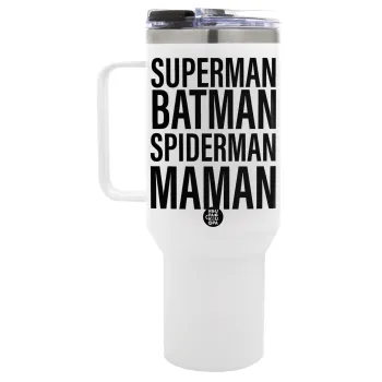MAMAN, Mega Tumbler με καπάκι, διπλού τοιχώματος (θερμό) 1,2L