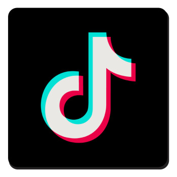 tik tok, Τετράγωνο μαγνητάκι ξύλινο 9x9cm