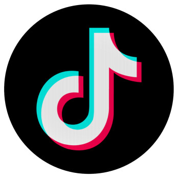 tik tok, Mousepad Round 20cm