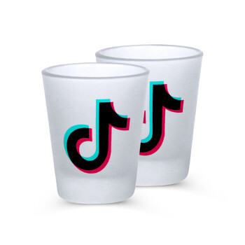 tik tok, Σφηνοπότηρα γυάλινα 45ml του πάγου (2 τεμάχια)