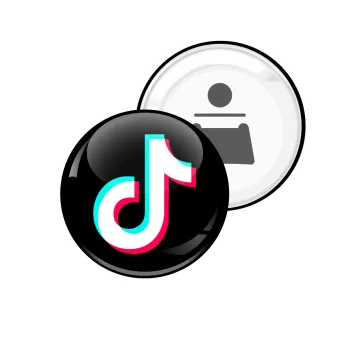 tik tok, Μαγνητάκι και ανοιχτήρι μπύρας στρογγυλό διάστασης 5,9cm