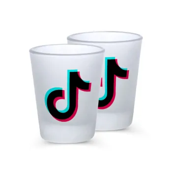 tik tok, Σφηνοπότηρα γυάλινα 45ml του πάγου (2 τεμάχια)