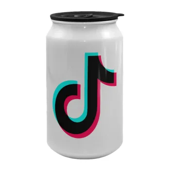 tik tok, Κούπα ταξιδιού μεταλλική με καπάκι (tin-can) 500ml