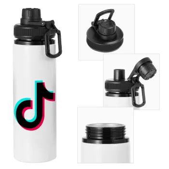 tik tok, Μεταλλικό παγούρι νερού με καπάκι ασφαλείας, αλουμινίου 850ml