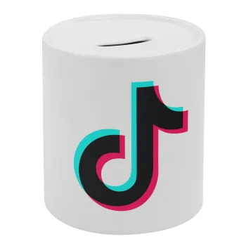 tik tok, Κουμπαράς πορσελάνης με τάπα