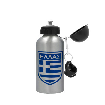 Hellas, Metallic water jug, Silver, aluminum 500ml