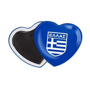 Hellas, Μαγνητάκι καρδιά (57x52mm)