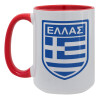 Κούπα Mega 15oz, κεραμική Κόκκινη, 450ml