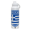 1L Stainless Steel Thermal Bottle with Phone Holder & Double Wall Insulation