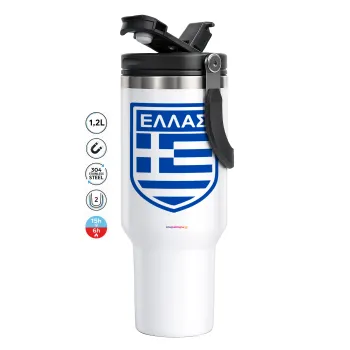 Hellas, Mega Travel Mug / Travel Mug, double walled (thermal) 1.2L