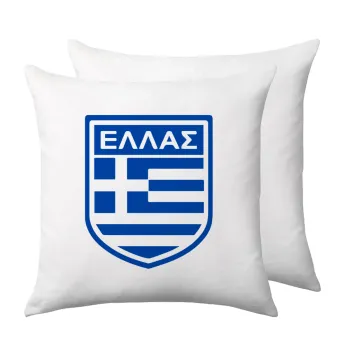 Ελλάς, Μαξιλάρι καναπέ 40x40cm περιέχεται το  γέμισμα
