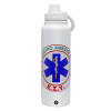 1L Stainless Steel Thermal Bottle with Phone Holder & Double Wall Insulation