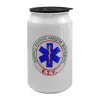 Κούπα ταξιδιού μεταλλική με καπάκι (tin-can) 500ml