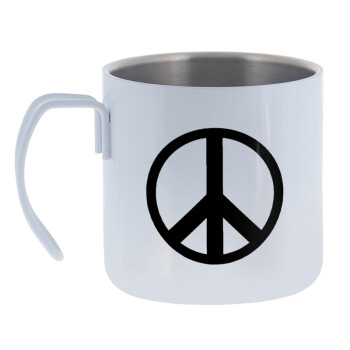 Peace, Mug Stainless steel double wall 400ml