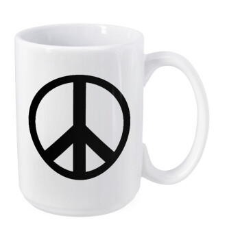 Peace, Κούπα Mega, κεραμική, 450ml
