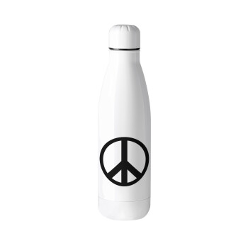 Peace, Μεταλλικό παγούρι θερμός (Stainless steel), 500ml