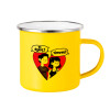 Yellow Enamel Metallic Cup 360ml